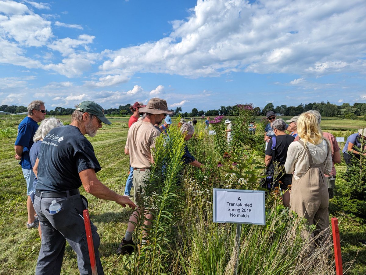 Thanks to everyone who joined @NYSIPM for our annual #BeneficialHabitat Open House, and a special thank you to Petra Paige-Mann of <a href="/FruitionSeeds/">Petra Page-Mann</a> for leading guided explorations and sharing information about the seeds used in our <a href="/CornellAgriTech/">Cornell AgriTech</a> plot.