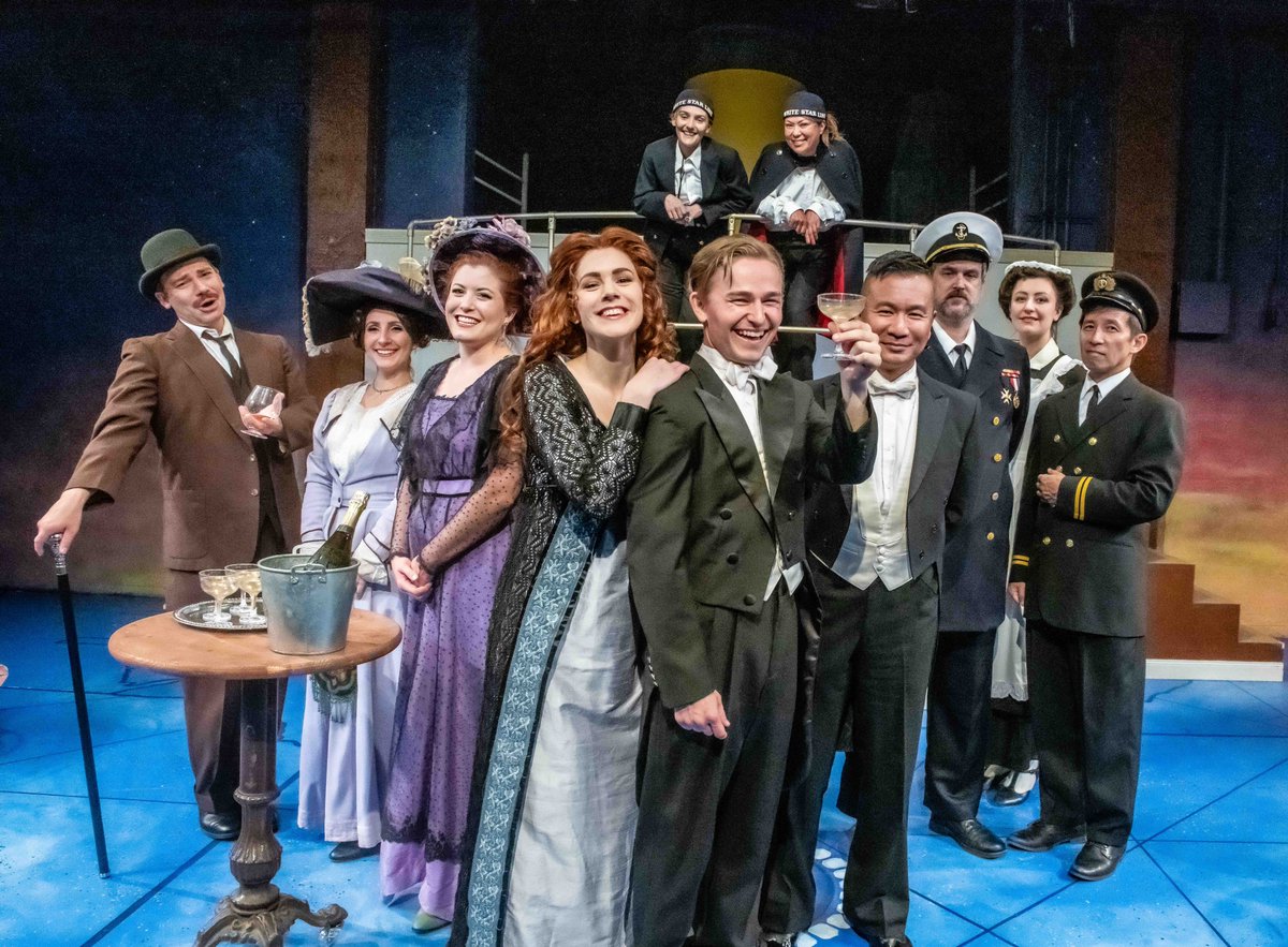 Just over here on Green Lake, doing our thing - TITANISH is now playing at Seattle Public Theater, it's mighty hilarious if I do say so myself.  bit.ly/titanish23

Photo by Truman Buffett