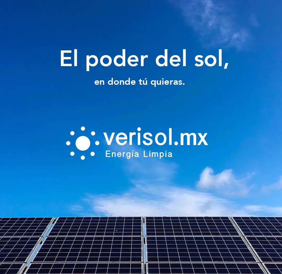 No importa dónde estés, utiliza el poder del sol a tu favor para iluminar tus espacios. 💪☀️  #EnergíaSolar #EnergíaLimpia #SolarPower #Mexico #Inversion #PanelesSolares #SolarPanels