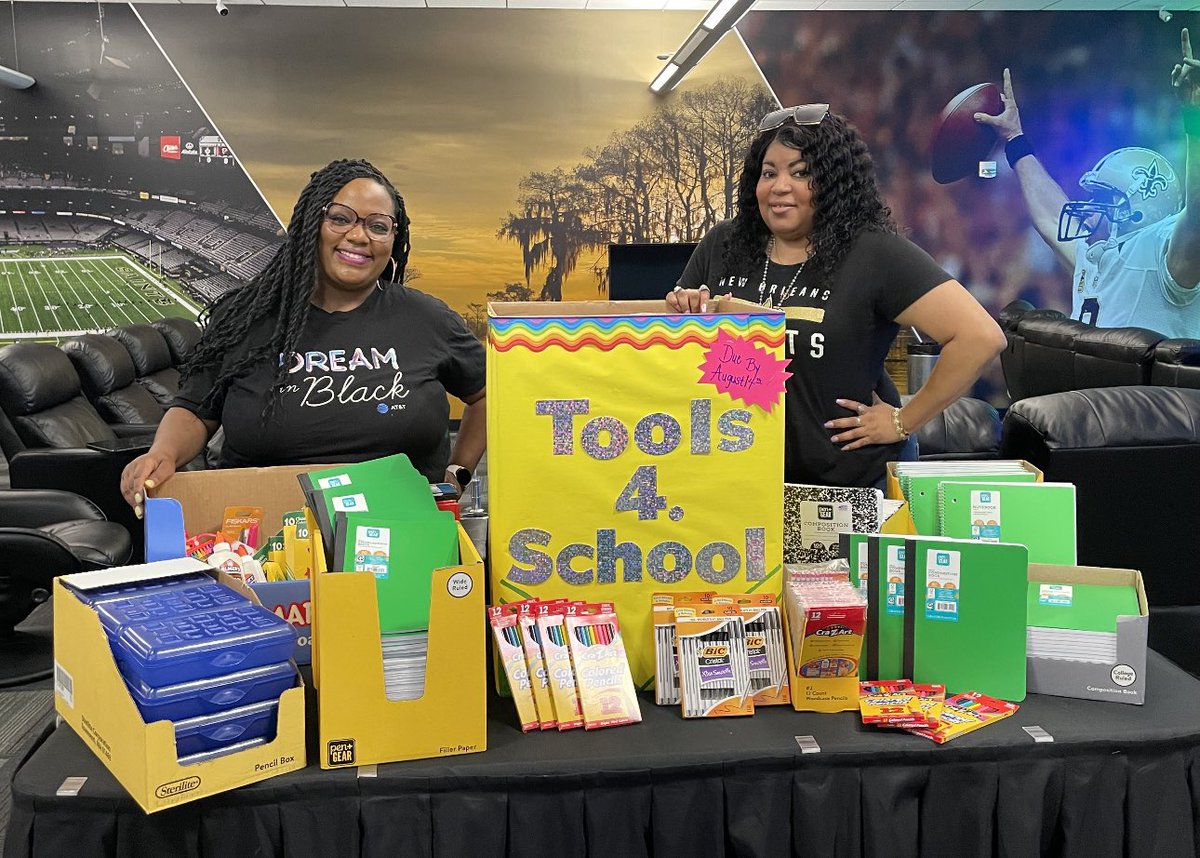 Tiwanda Rashad (@tlrashad4) on Twitter photo Special thanks to <a href="/AshleyS_BRCC/">AshleySterlingRogers</a> and the Women of ATT for their donation and partnership for the school drive <a href="/AttLafayette/">AT&TLafayetteUnited</a> #MBCGoodStuff <a href="/411MikeP/">Michael Patenaude</a> Special thanks to <a href="/AshleyS_BRCC/">AshleySterlingRogers</a> and the Women of ATT for their donation and partnership for the school drive <a href="/AttLafayette/">AT&TLafayetteUnited</a> #MBCGoodStuff <a href="/411MikeP/">Michael Patenaude</a>