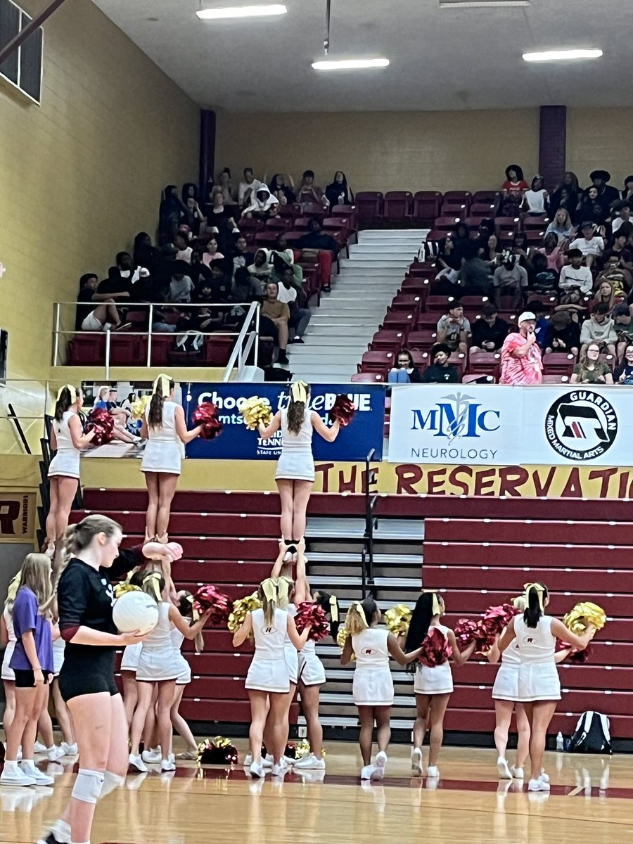 Congratulations to the <a href="/RiverdaleVB/">Riverdale Volleyball</a> team for both their victory today and for modeling what community is supposed to look like. No matter the outcome, both teams were winners today. <a href="/SmyrnaBulldog/">Smyrna Bulldog</a> 🏐 ❤️💛💜