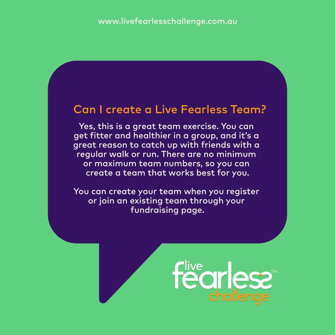 crohnscolitisau's tweet photo. Team up to live fearlessly and complete the #LiveFearlessChallenge. 🏃♀️
Invite your friends, family or co-workers to join you in a team. You can motivate each other during September, but also make the most out of a little healthy competition!
Register: https://t.co/S2cwHJjbgF https://t.co/y0V012bl3L