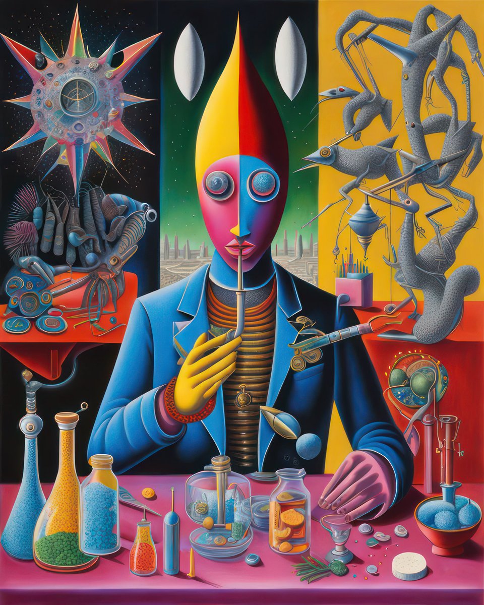 EthBrian's tweet photo. Join the @BAS33ART KULT before it is to late and @kevinabosch grabs them all…. So many amazing pieces left.  Very happy I was able to pick up #395 (felt it was too unique not get) and #1 (start of this amazing collection). https://t.co/V2wkJkm6UJ