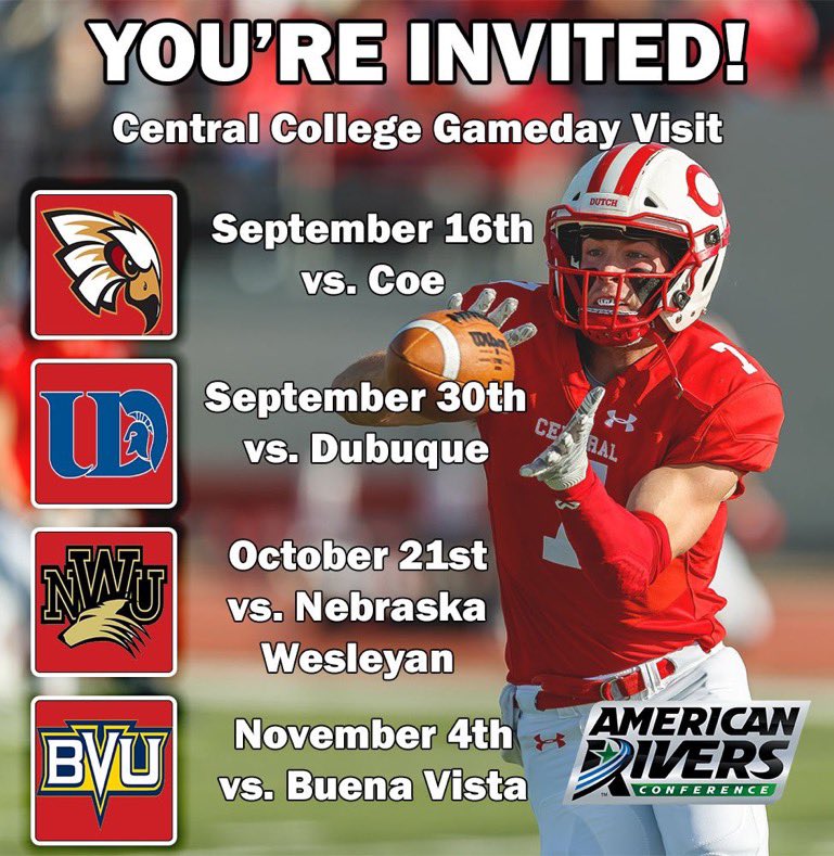 chrishoops22's tweet image. Blessed to receive a invite thank you to the coaches of Central College! @Tschmink10