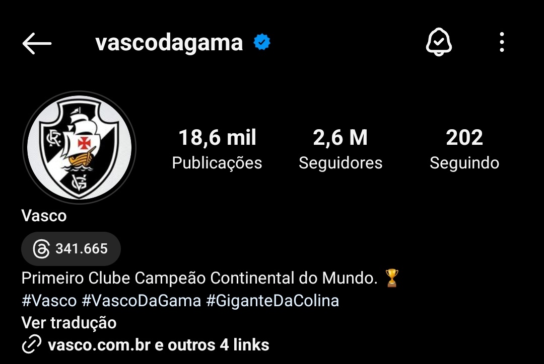 newscolina's tweet image. Quem fecha comigo? 

Fortalecer a mídia oficial do Vasco é importantíssimo em tempos atuais. Precisamos figurar entre os primeiros.

Estamos com 2.6 mi de seguidores no Instagram e eu tenho convicção que podemos muito mais. 

Compartilhe esse post e siga o Vasco no Instagram:…