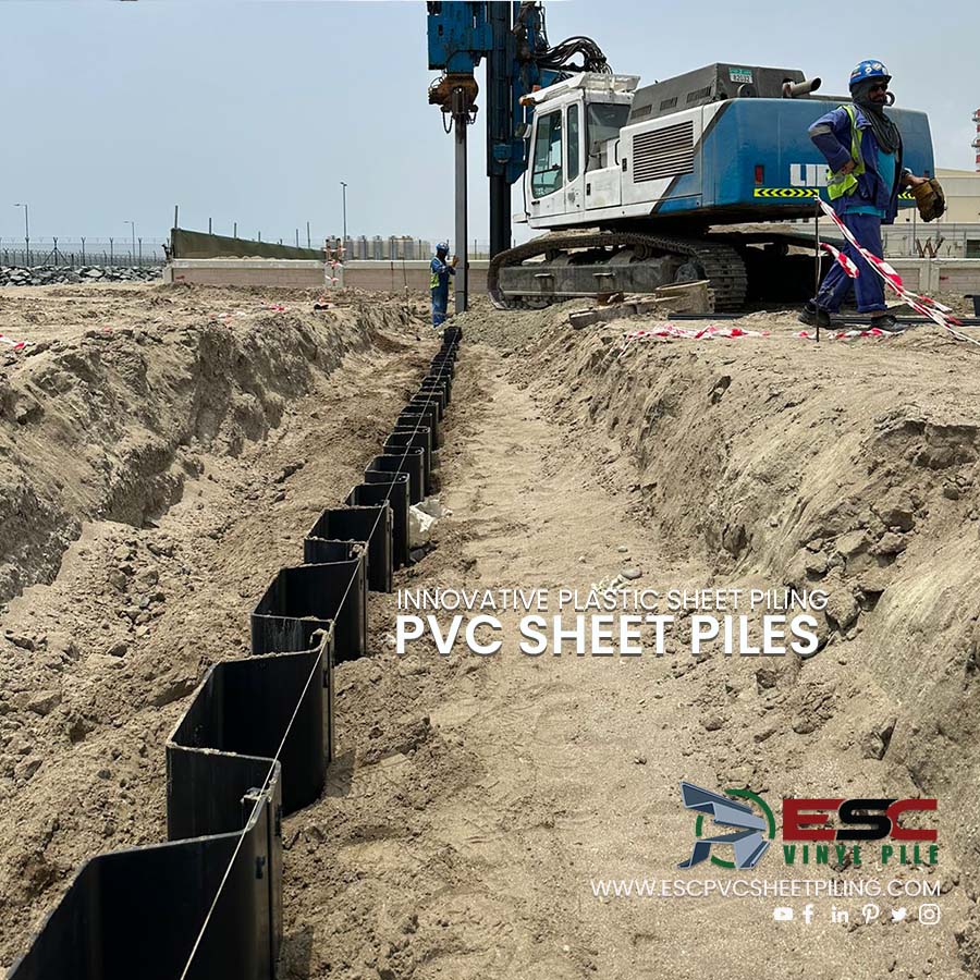 ESCPileSteel's tweet image. Vinyl sheet piling is relatively lightweight and easy to handle, making it simpler and quicker to install than heavier materials like steel or concrete. 

Contact ESC to purchase ✉️ info@escpvcsheetpiling.com 

#pvcsheetpile #pvcretainingwall #vinylwall #vinylsheetpilingforsale