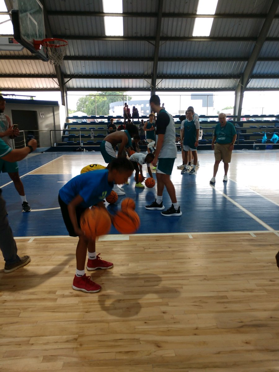 As the Chants are in the Dominican Republic they held a kids camp following practice today.