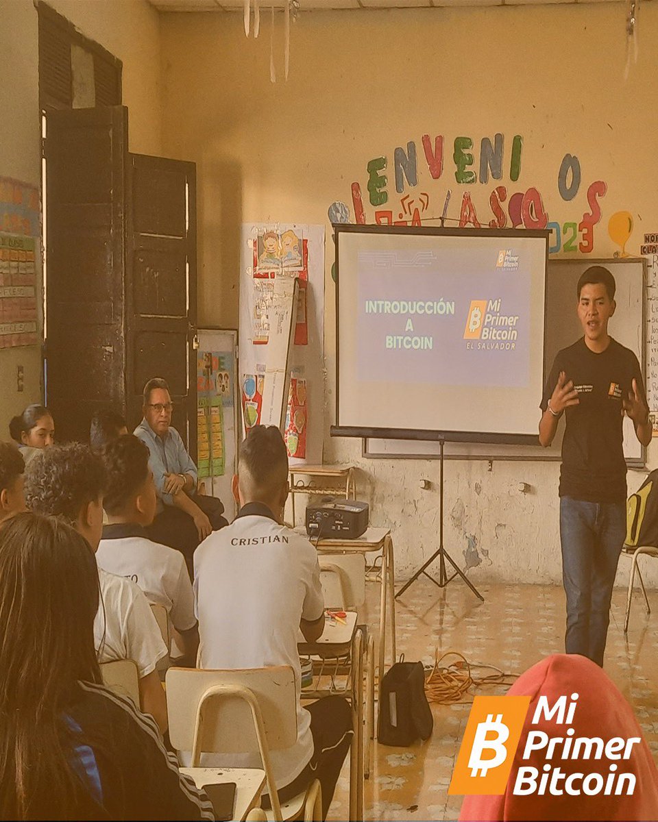 🚀 Exciting news! We’ve signed a MOU with The Ministry of Education @EducacionSV and The Bitcoin Office @bitcoinofficesv to teach 150 public school teachers about #Bitcoin  

Join us on this empowering journey of knowledge! 📚💡🇸🇻 #BitcoinEducation #EmpoweringTeachers #ElSalvador