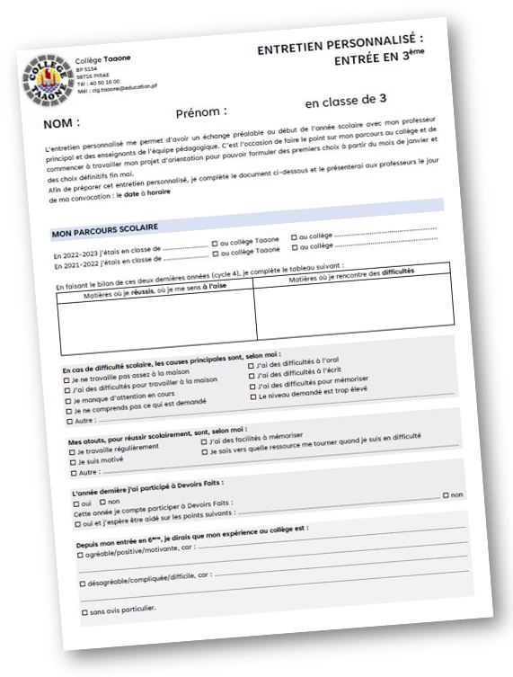 CLGTaaone's tweet photo. 👉Après l'accueil des nouveaux élèves de 6e et de leur famille, puis des 5e, 4e et les entretiens personnalisés des 3e, vendredi 18 août sera la grande journée des ateliers (respect, taekwondo, méthodologie, lutte contre le harcèlement, orientation, ...).👏
@EducationTahiti https://t.co/FgibXFNXRM