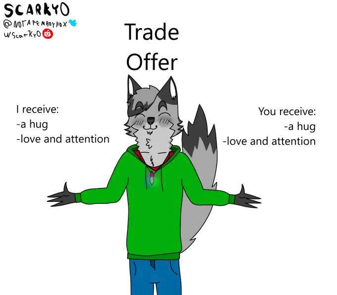 ScarKy0's tweet photo. The same drawing two years apart! The offer is still up tho :>

#furry #furryart https://t.co/2Lv078BYMc
