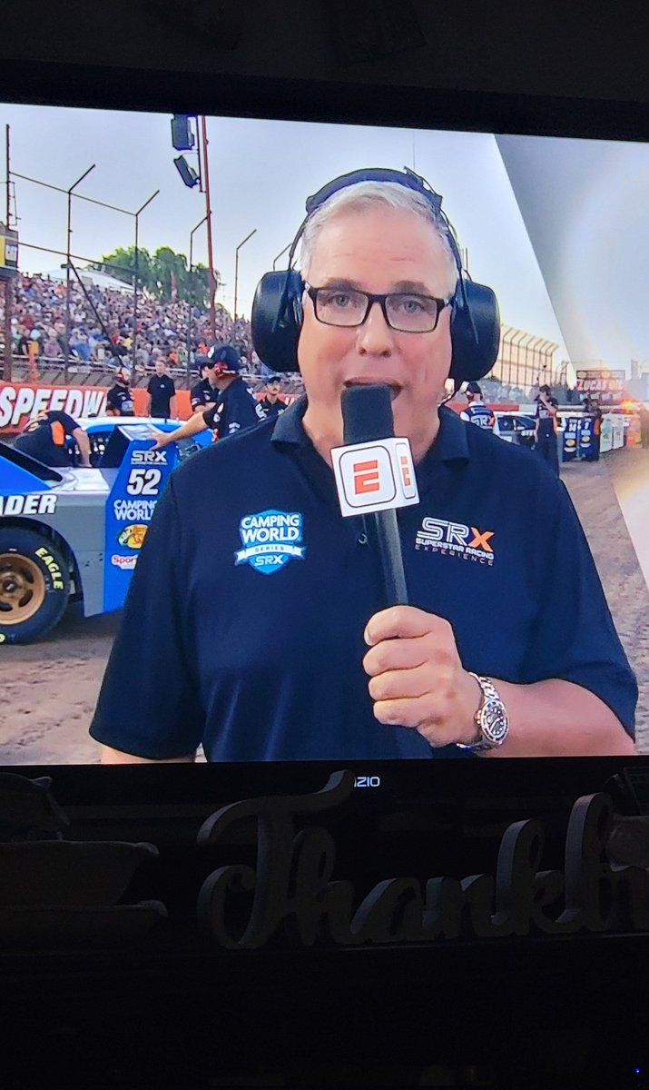 I always love seeing my friend and HUGE NOLE fan and Alumni @MattYocum on my TV screen! The best in the business! Give him some love #NoleNation ❤️💛🍢

#SRX #LucasOil #CampingWorldSRX