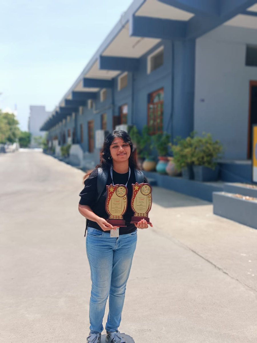 CannaneI's tweet photo. Happy to share that #SnehaCannane has won two competitions held at Sathyabama University. 

#SathyabamaUniversity
#FrameOfFantasy
#FrameFusion
#ThinkDifferent https://t.co/Fcb1t9h3nn