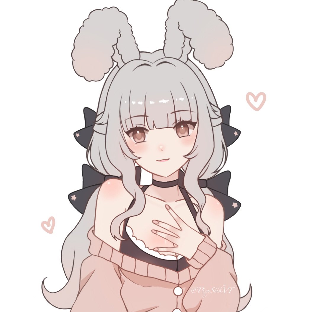 Pixy_VT's tweet photo. First ever fully colored digital art of @bunbbyart ❤️ https://t.co/0hP2yy1fUu