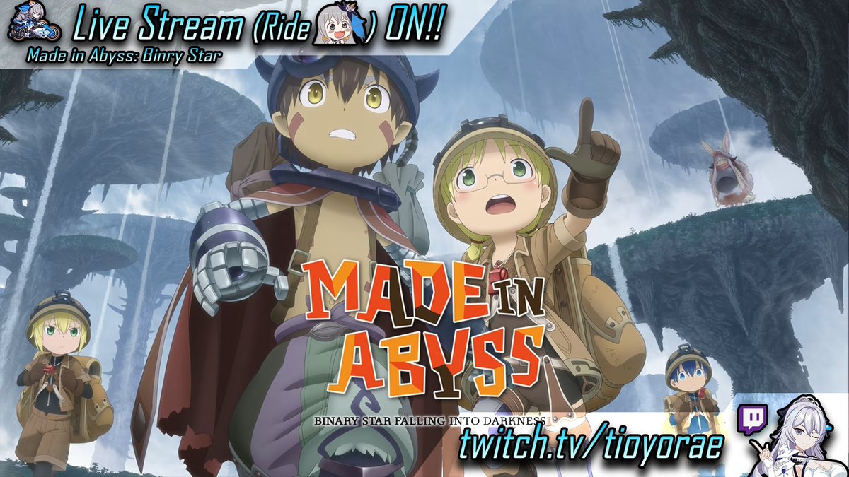 TioYorae's tweet photo. < MADE IN ABYSS: BINARY STAR FALLING INTO DARKNESS >
Sono, atrasos e ABYSS!! 
https://t.co/k0Rz2dvGnC

#made #in #abyss #exploration #genshin #3D #diversao #biny #star #darkness #falling #fall #riko #reg #seiyuu #jap #eng #adulto https://t.co/PsSkGNu5f2