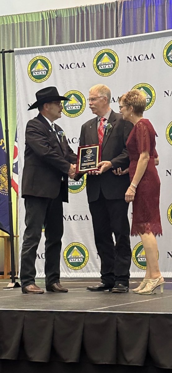 I was honored and humbled to be recognized by the National Association of County Agricultural Agents <a href="/agagents/">agagents</a> with the 2023 Hall of Fame award. NACAA is an awesome Professional Organization. Thanks to the Nebraska Ag Agents for the nomination and support. ⁦<a href="/UNLExtension/">Nebraska Extension</a>⁩