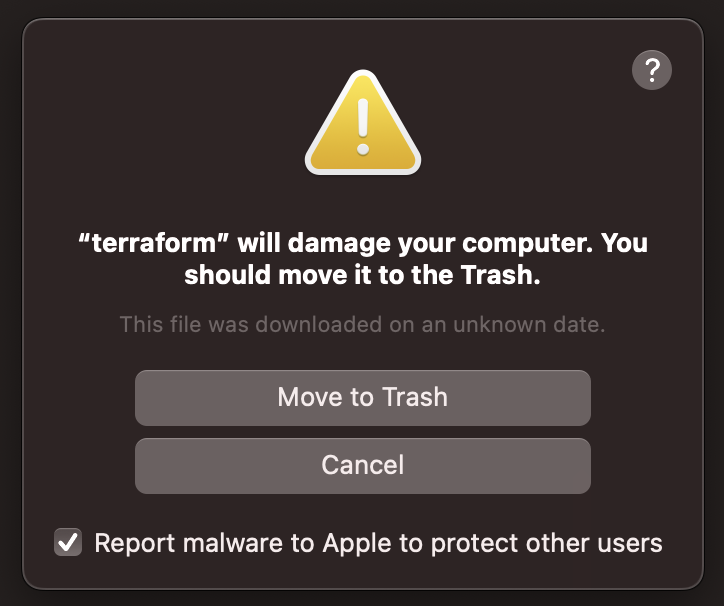 CtrlShiftJ's tweet image. I understand not liking Terraform but this feels a little harsh Apple