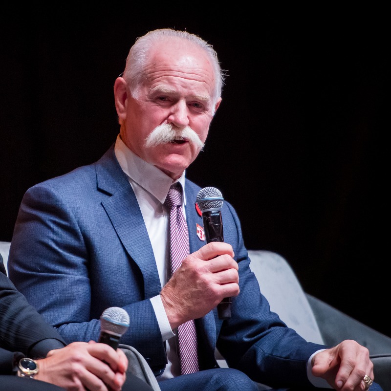 AlumniFlames's tweet photo. On #FlamesFlashbackFriday, we're taking a look back at our 2022 Toast Of The Town event, which honoured Lanny and raised $100,000 for the Cure Cancer Foundation! https://t.co/SWjs4Bwmxm