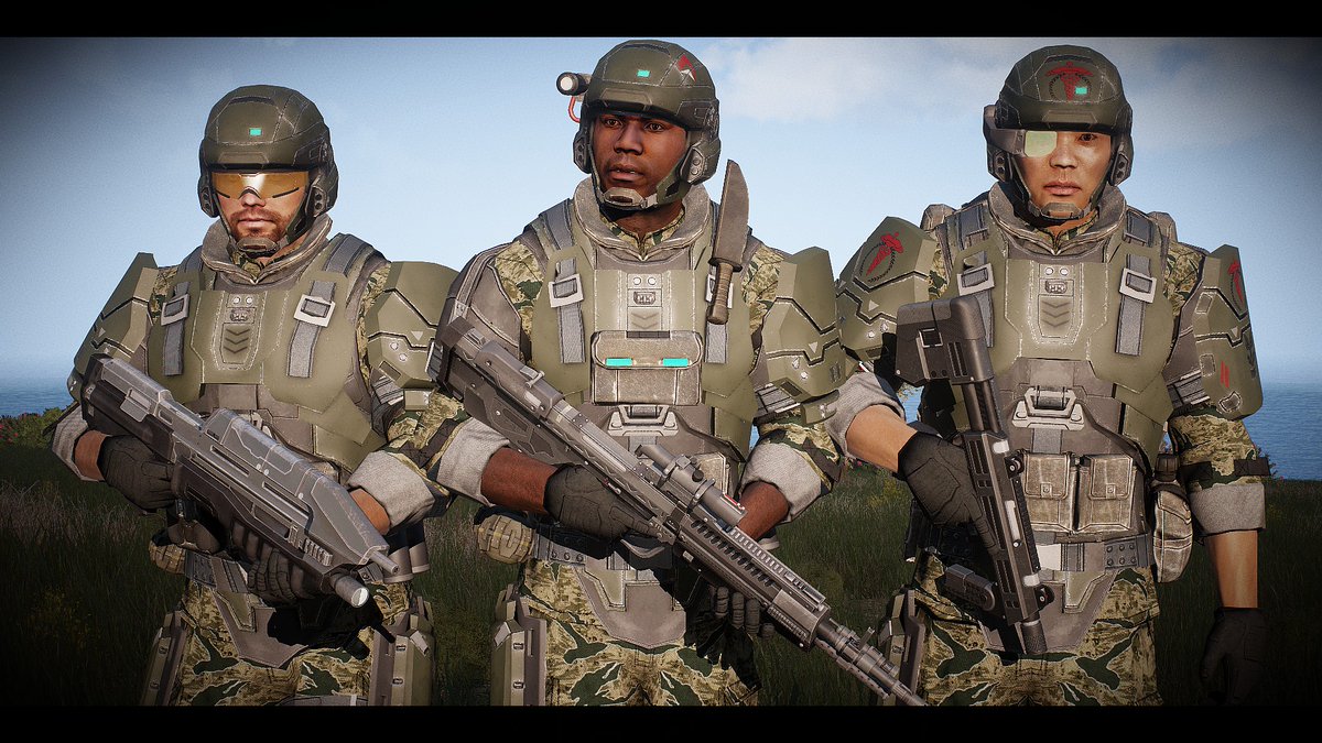 CommanderCharms's tweet photo. Marines #OPTRE #ARMA3 #UNSC #HALO https://t.co/N0tpzyZzQc