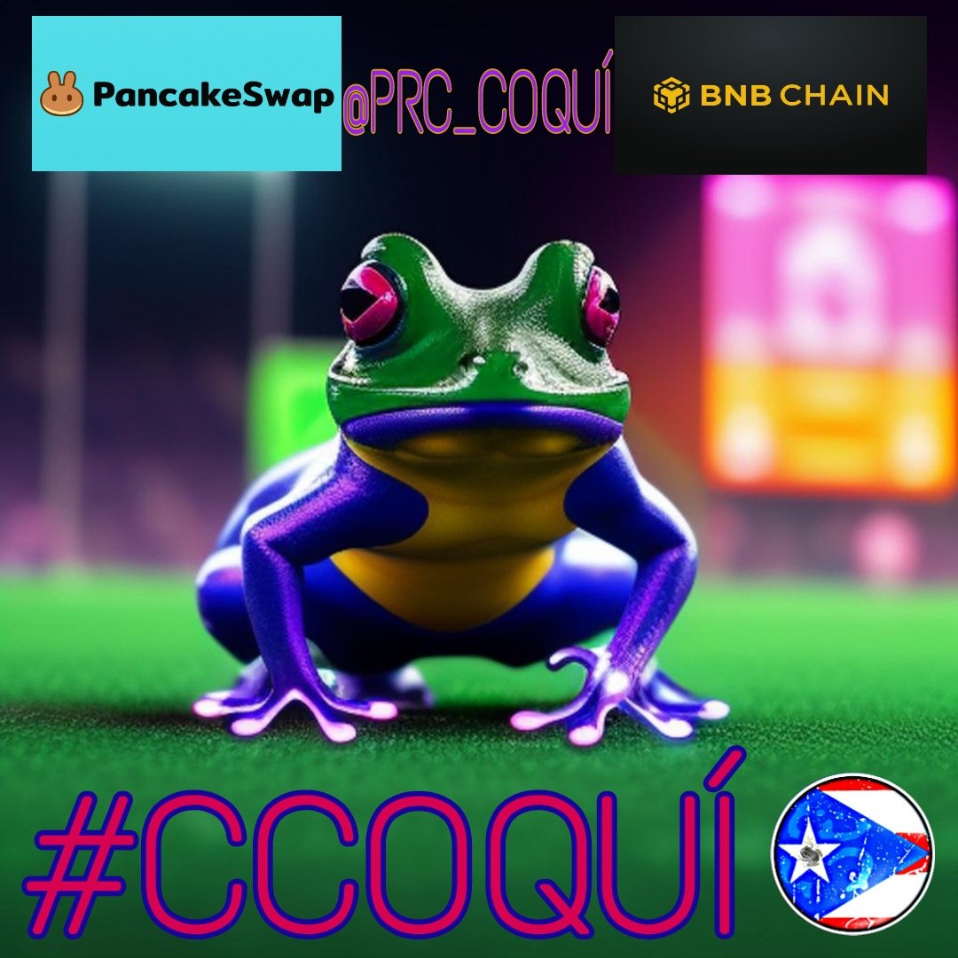 PRC_COQUI's tweet photo. #NFTCommunity #NFTs #binance #BinanceUS #BNB #pancakeswap #PuertoRico #CCOQUÍ #blockchain https://t.co/vC3JKK1uBM