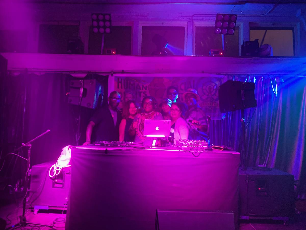 DJ crew at the Rabbit Hole "Turn Up Thursdays" on Oretha Castle Haley come out and party with WHIV