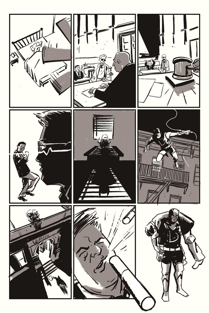 In honor of my man @alex_segura writing a DD novel here's our one pager we did back in the day 