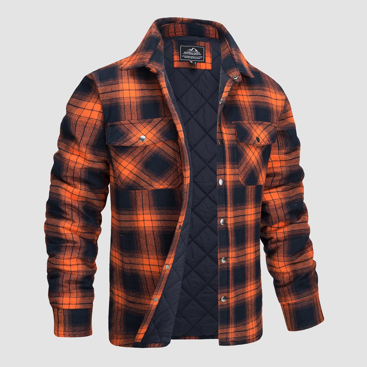 Men's Classic Flannel Shirt Jacket 😮 Get one for your basic look. #menshirt #menjacket #flannel #magcomsen #basiclook