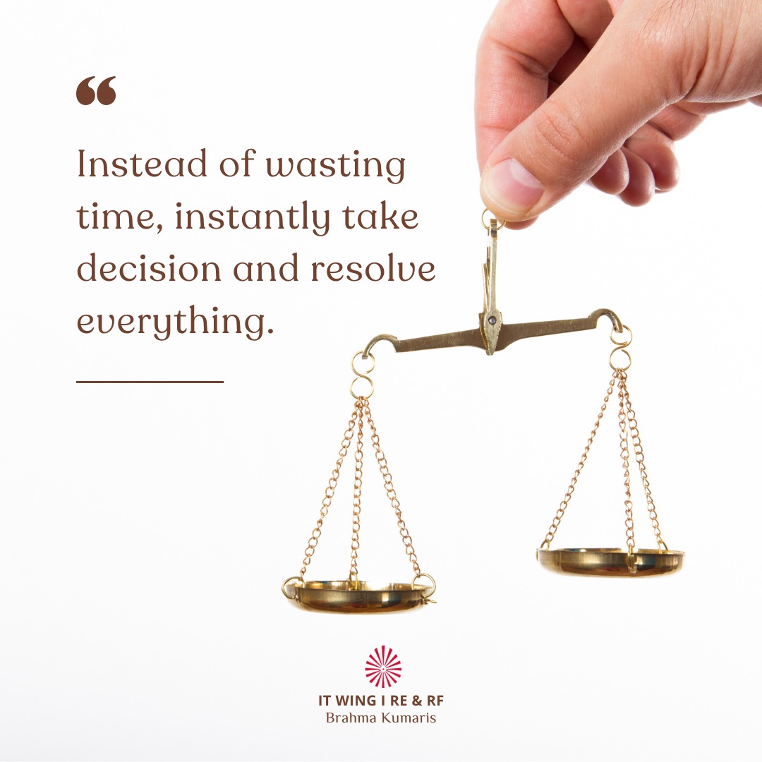 bkitwing's tweet image. Making prompt #decisions rather than procrastinating lead to effective #problem-#solving &amp;amp; swift #resolution of issues. #Decisiveness saves time &amp;amp; also fosters #proactive #mindset, enabling us to address challenges &amp;amp; seize #opportunities efficiently
#bkitwing #brahmakumaris