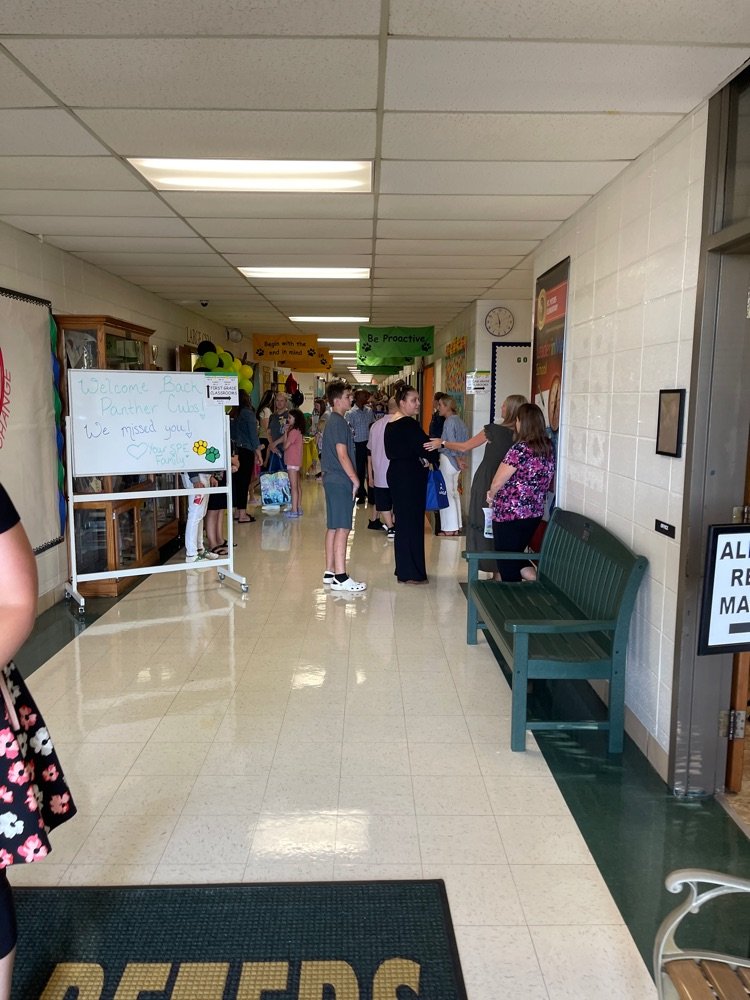 zumstpeters's tweet photo. Welcome Back Panther Cubs!!!! 💚🖤💛 #SupplyDropOff #PantherCubs #2023-2024 #GoingforGold https://t.co/pmuvFblViv
