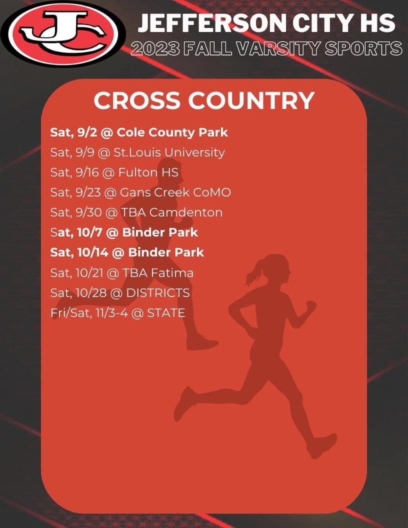 Support our Cross County Team! The bold are home!!