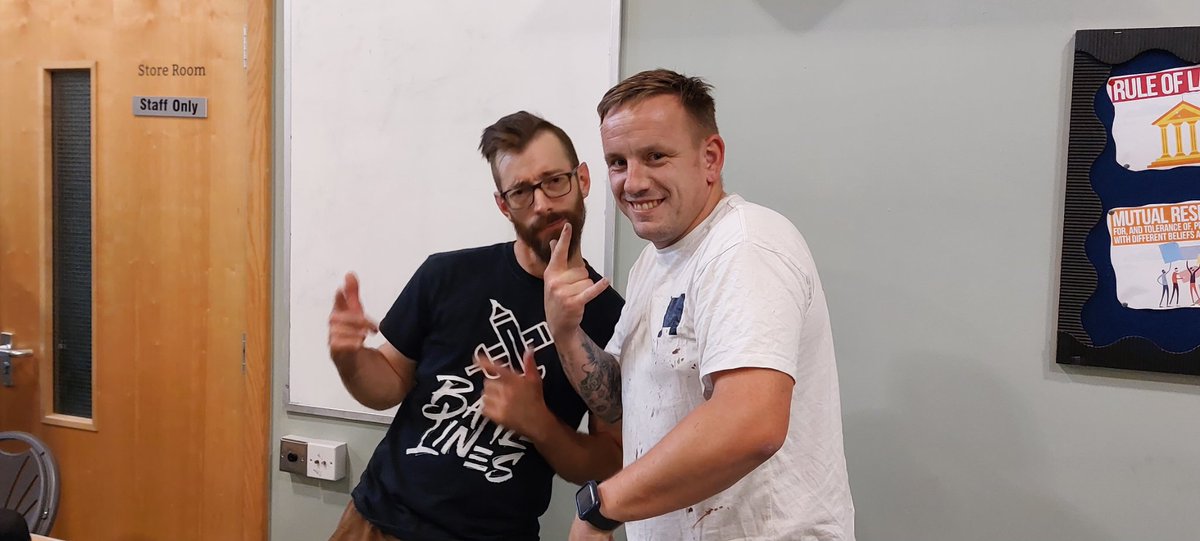 Tony Nero (@artoftonynero) on Twitter photo Lastnight at Gladstone Connect, an audience with #FrancisGomila and the Link Road Mural artists Q&A session ...great catch up but sorry to see that Katie Scott was unable to join us.
@PboroPresents <a href="/NYCES_/">Nathan ‘Nyces’ Murdoch</a> <a href="/DerpyBirbsETH/">Derpy Birbs🐦</a> <a href="/JasonDuckmanton/">DUCKMANTON</a> @amanda_rigby Lastnight at Gladstone Connect, an audience with #FrancisGomila and the Link Road Mural artists Q&A session ...great catch up but sorry to see that Katie Scott was unable to join us.
@PboroPresents <a href="/NYCES_/">Nathan ‘Nyces’ Murdoch</a> <a href="/DerpyBirbsETH/">Derpy Birbs🐦</a> <a href="/JasonDuckmanton/">DUCKMANTON</a> @amanda_rigby
