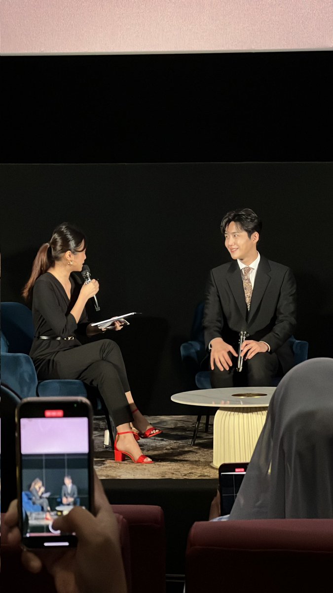 pulpliveworld's tweet photo. LOOK! Our good boy is now here looking so gorgeous for #KIMSEONHOinKL2023 presscon. 🥰 https://t.co/jmU8riCYbl