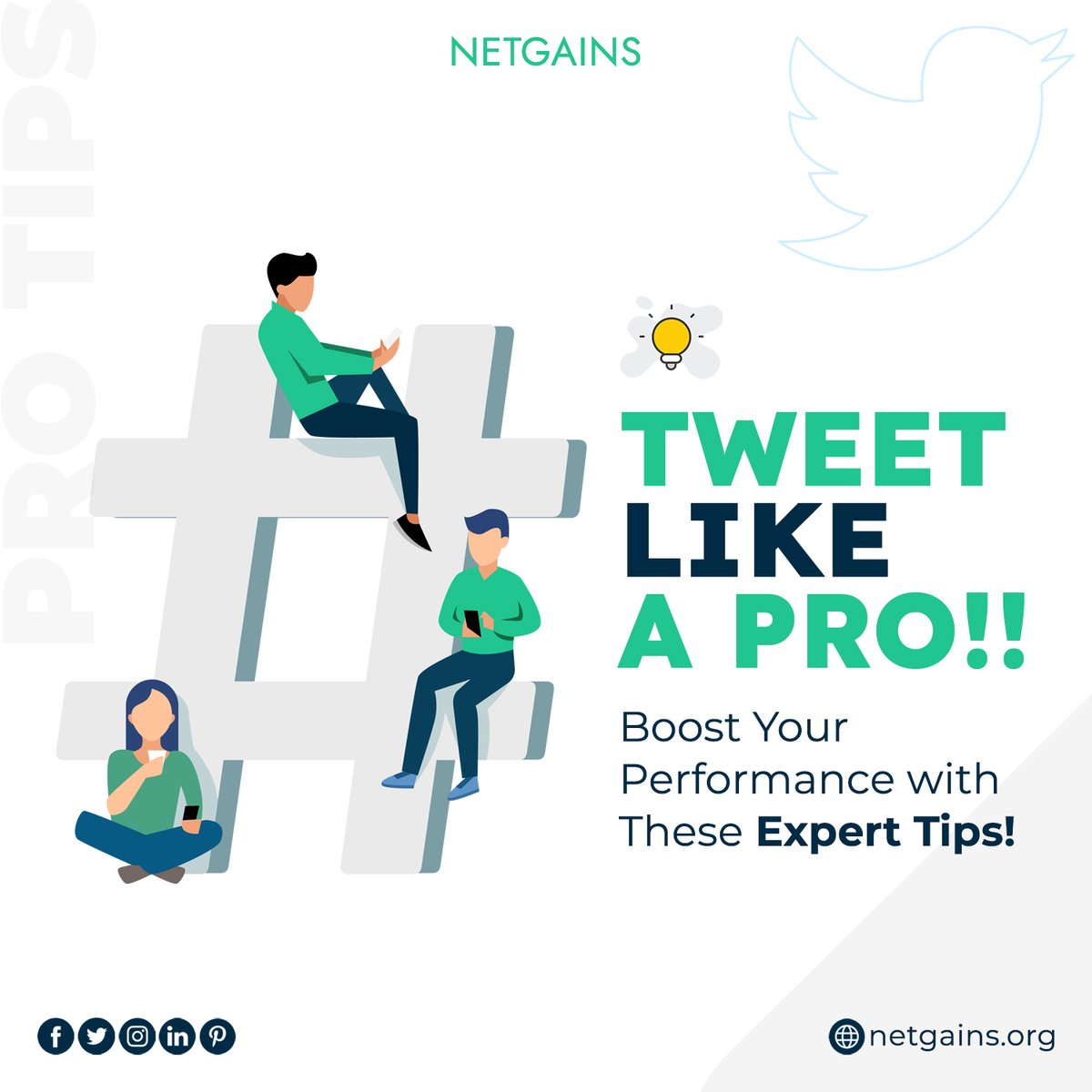 Netgains_'s tweet image. Unleash Your Twitter Potential! Tweet Like a Pro with Netgains' Expert Tips. Boost your engagement, gain followers, and make a lasting impact. Ready to shine on Twitter? 
Let's elevate your social media game together! Get Consultation at: biz@netgains.org

#netgains #twitter