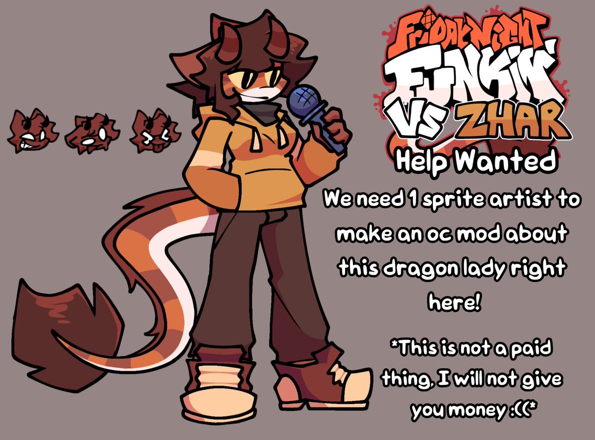BiscuitFlakez's tweet photo. Hi peoples of fnf!! Looking for someone to help with an oc mod!! Reply with examples of your works >:D
#fnfmod #ocfnfmod @FNFNewsAnnounc1 @News_Funkin https://t.co/egMFl9fD7W