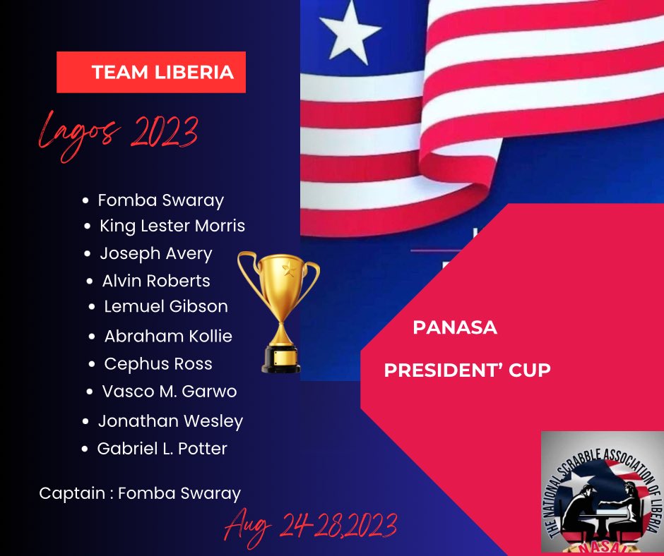 National Scrabble Association of Liberia -NASAL tweet media