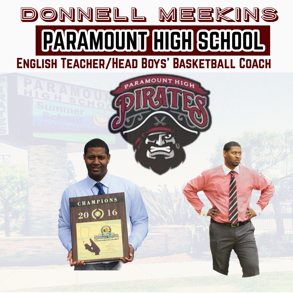 “There is no greater gift you can give or receive than to honor GOD’s calling and purpose for your life!”Blessed and Honored to be the next Head Coach at Paramount High School! #Purpose #MountUp