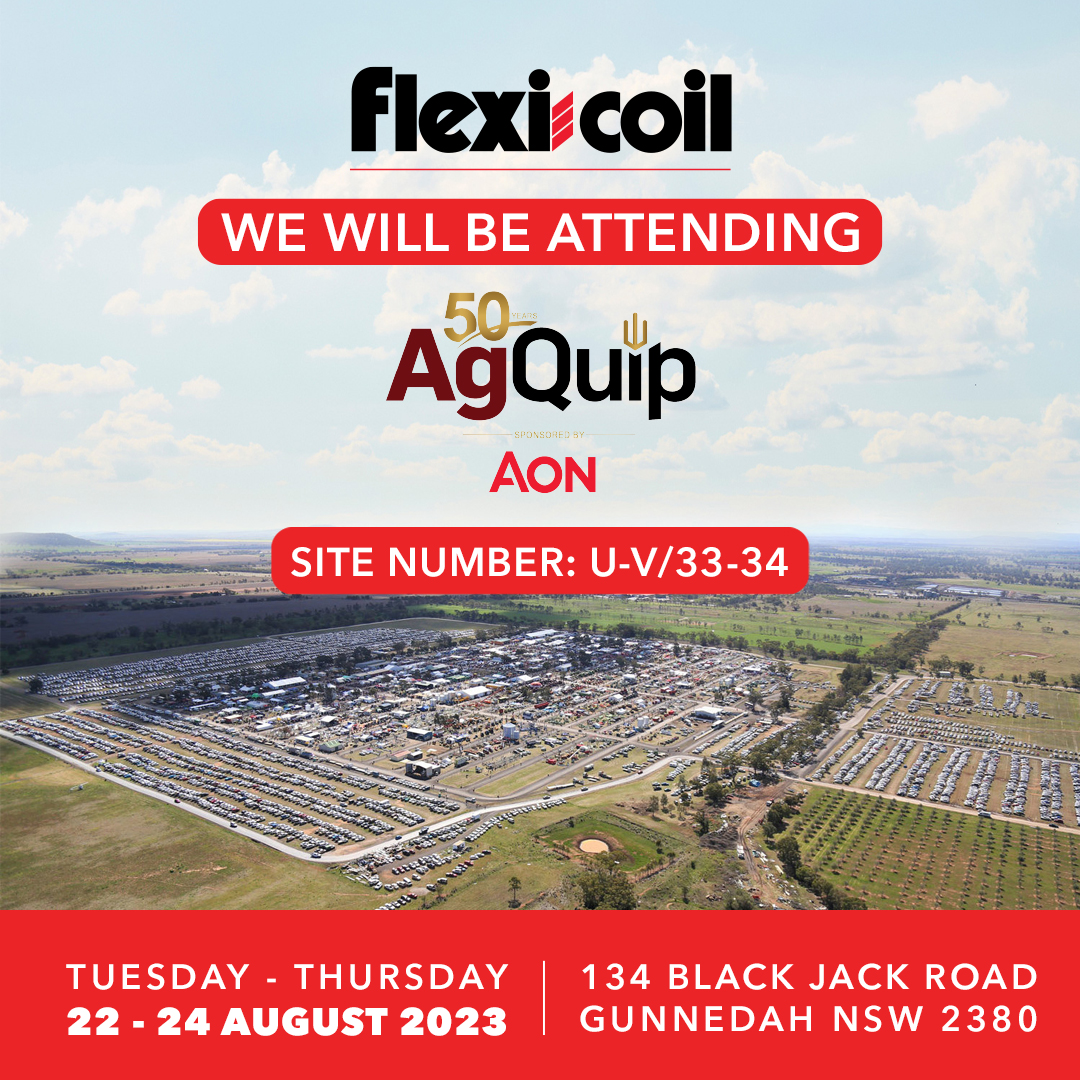 Join us at AgQuip next week to meet the members of our Flexi-Coil team! Our team of experts will be available to address any inquiries you might have. Find us at Site number U-V/33-34. #FlexiCoilau #Australianagriculture #Agriculture #Australianfarm #Seeding #farming