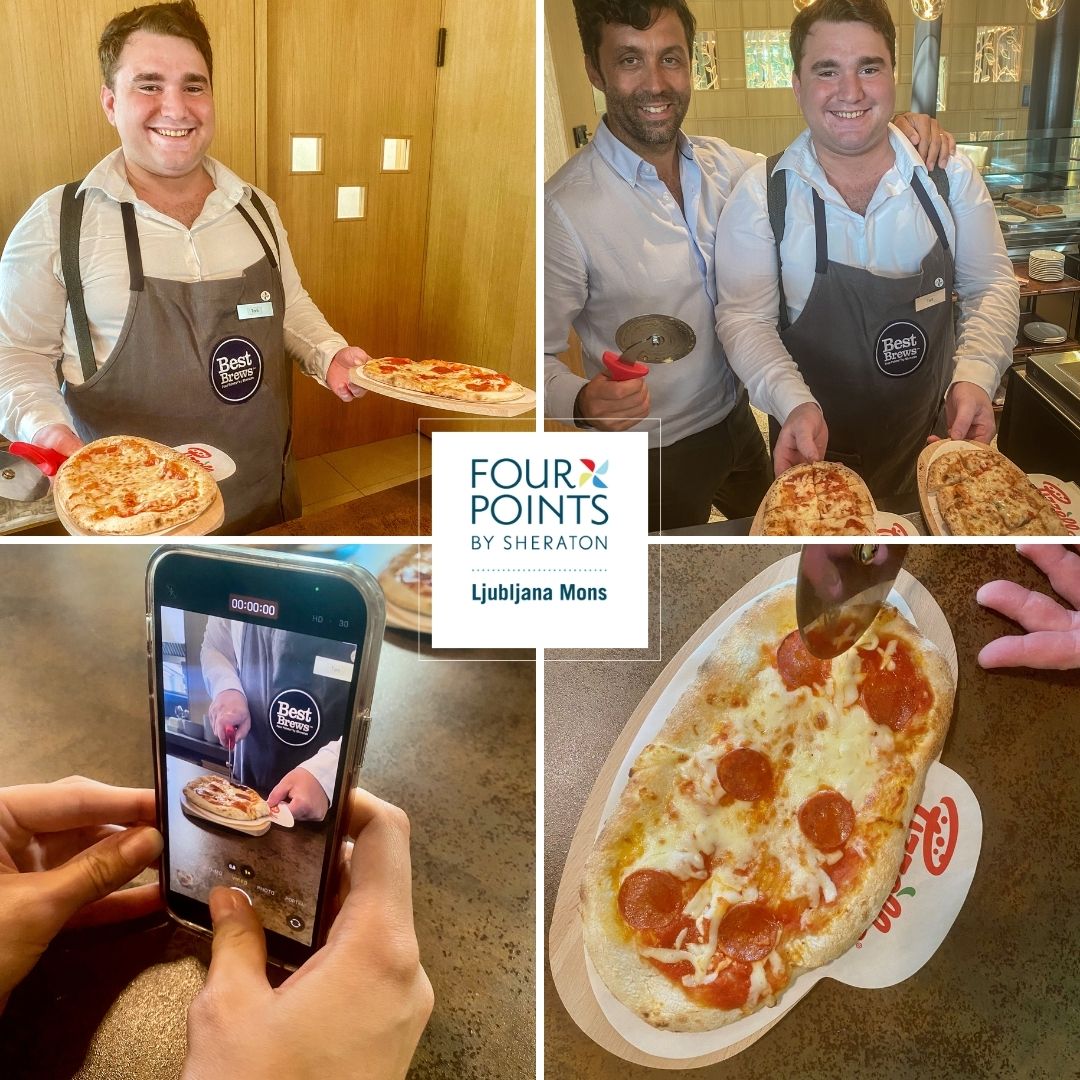 FourPointsLjubl's tweet photo. Indulgence Alert: Unleash Your Tastebuds with our #Pizza & #Beer Fiesta at Four Points Hotel Bar! π Introducing our sizzling-hot, taste-bud tantalizing Pizza & Beer Offer! What's pizza without its ultimate partner-in-crime? #bestbrews #taste #pizza #HOT #newoffer #thebar https://t.co/P3Ondsi7yw
