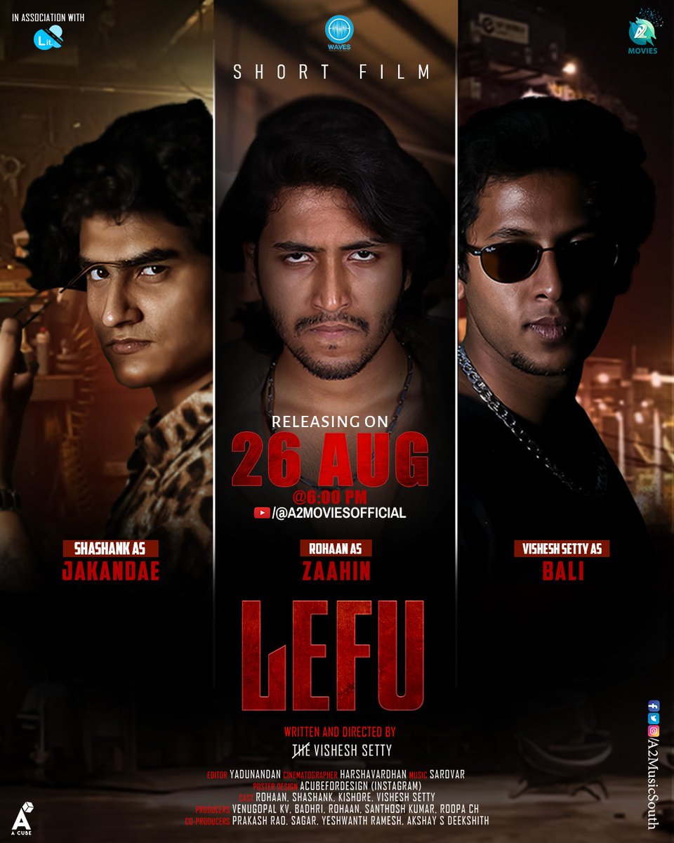 A2MusicSouth's tweet image. Set Your Clocks: 'Lefu' Short Film Releases on the 26th at 6 PM, Streaming on A2 Movies! 🍿✨ Get ready to be captivated by storytelling at its finest. Tune in for a cinematic experience you won't want to miss. 🌟🎥 

#LefuPremiere #A2Movies #SaveTheTime