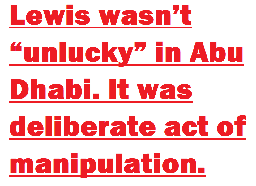 Merlintrader's tweet photo. @ClarkAboveAll This would set a precedent, so Lewis would be able to take them to court after he retires too?
It's all unbelievable, how morally corrupt do the @fia have to be to cheat to stop the greatest F1 driver of all time from winning a record 8WDC's #AbuDhabiDcandal #F1xed #F1corruption https://t.co/Bso8RGMh3v