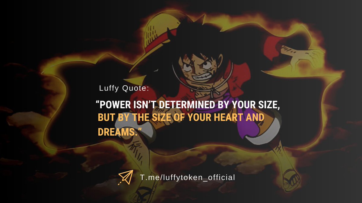 ☀️ Rise and shine, Luffy community! 🌟 In the stormy seas of the crypto  market, remember: tough times test true HODLers. ⚡️ Today might bring  waves, but our ship stands strong! 💪