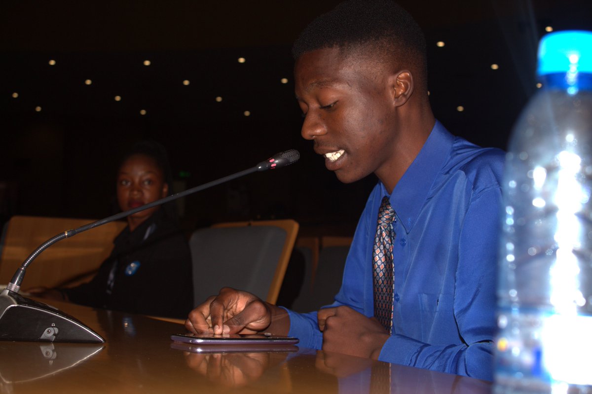 UNFPAZambia's tweet photo. ''We are a major force for sustainable development and key agents for social change, economic growth and technological innovation.'' 

5th African Youth SDG summit concludes with youth commitment to take a bigger role in SDG attainment. #AYSDGs #YouthLead #SDGs https://t.co/3OnwFNnn0C