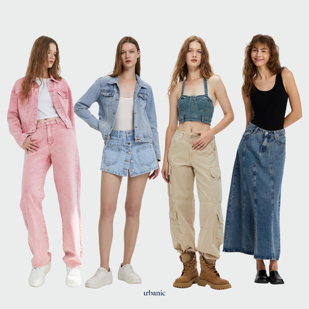 Urbanic_India's tweet photo. Denim or Nothing 💙 Here's our most hearted denim pieces for that perfect denim on denim look.
#Urbanic #UR #MeetUR #UrbanicBloom https://t.co/B8xO21SMop