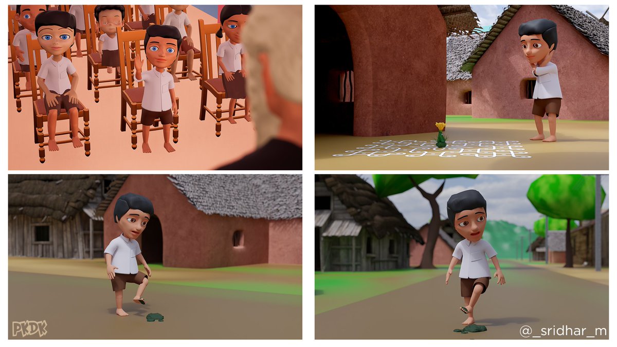 _sridhar_m's tweet photo. Frames from Engal Periyar Episode - 03. Channel link in
@pkdktamil
bio. Modeling, texturing, rigging, animations, VFXs and etc, are done by me! Software: Blender, Unreal Engine, Substance Painter, Make Human, Photoshop, After Effects, Premier Pro... © Penxels creation https://t.co/N9iWYLzjet