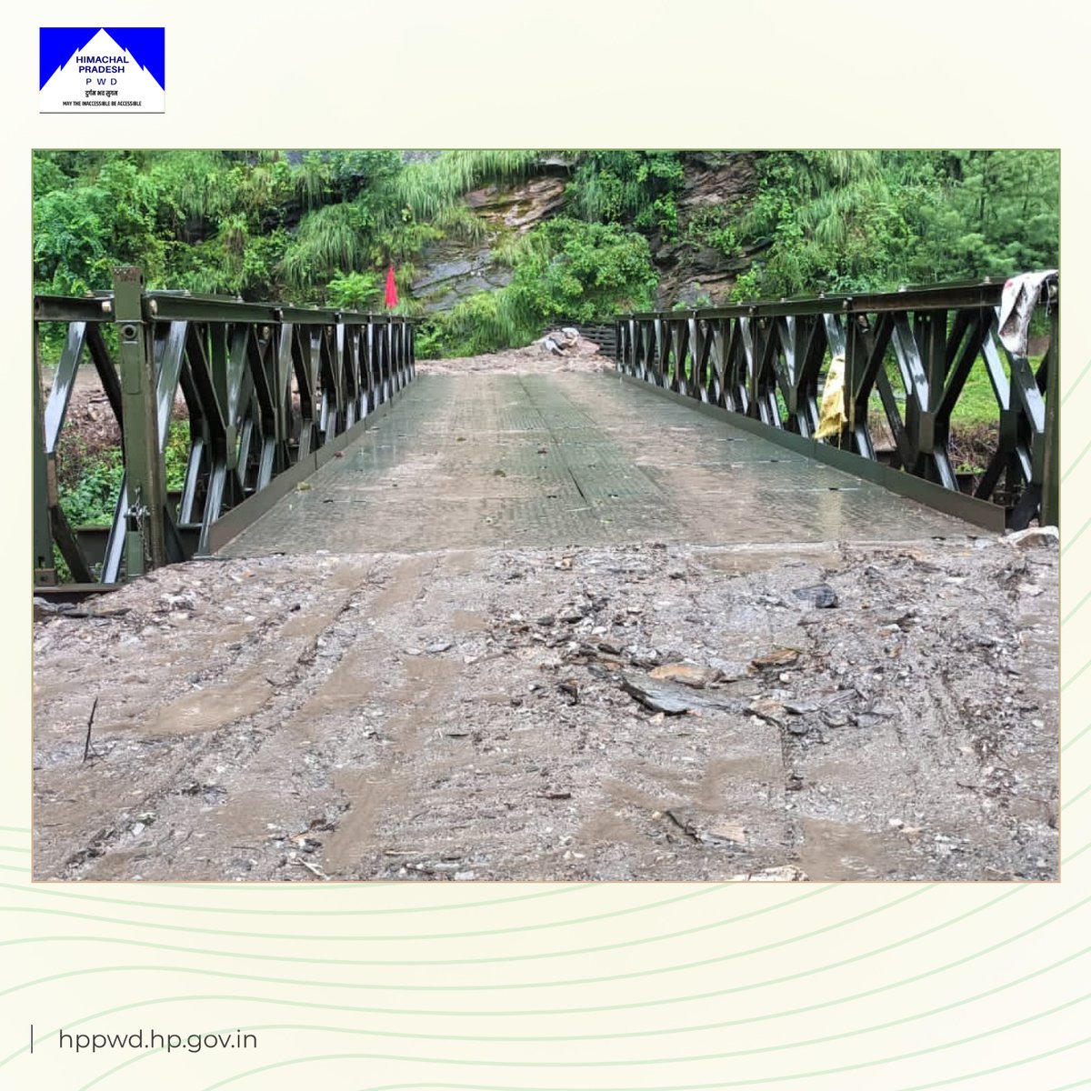 PWD125810's tweet image. 60 feet DS Bailey Bridge launched on Marathi Tharola road under HPPWD Kotkhai  Division Rohru Circle
.
.
.
.
#HPPWD #hppwdworks #roadconstruction #Rohrupwd #roadupdate #himachalroadupdate #rohru #kotkhai