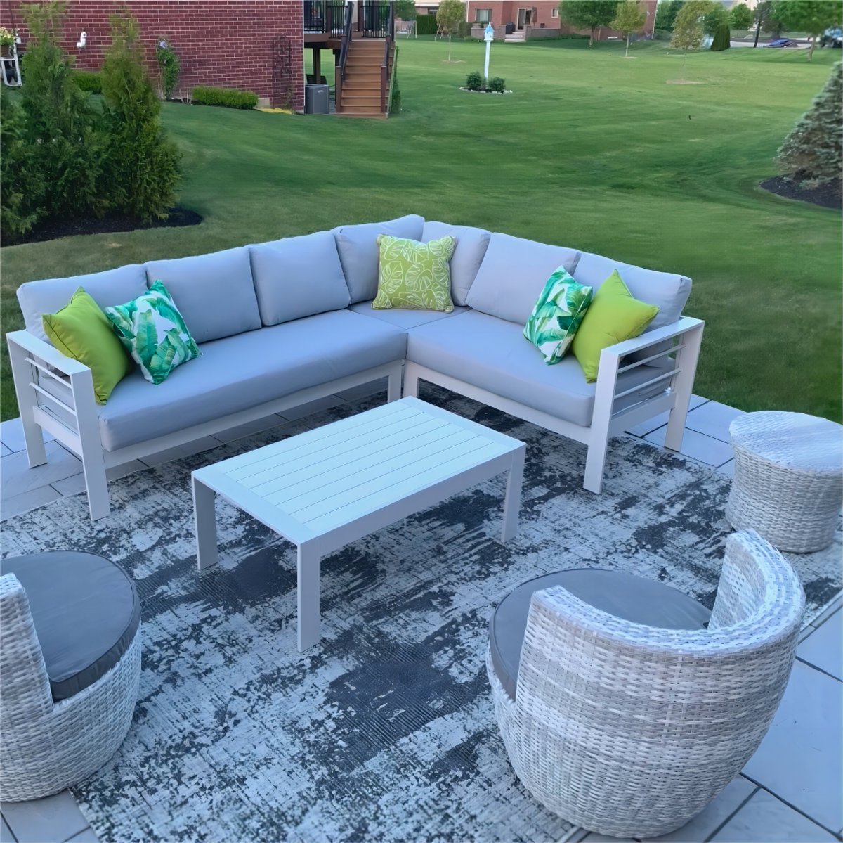 Dive into the joy of outdoor living, where relaxation meets its ideal companion. 🌿
#heynemo
.
.
.
.
.
#furniture #furnituredecor #outdooroasis #outdoorstyle #outdoorspace #outdoorfurniture #OutdoorBliss #ComfortUnleashed #gardenfurniture #backyard #outdoordecor #sofaset