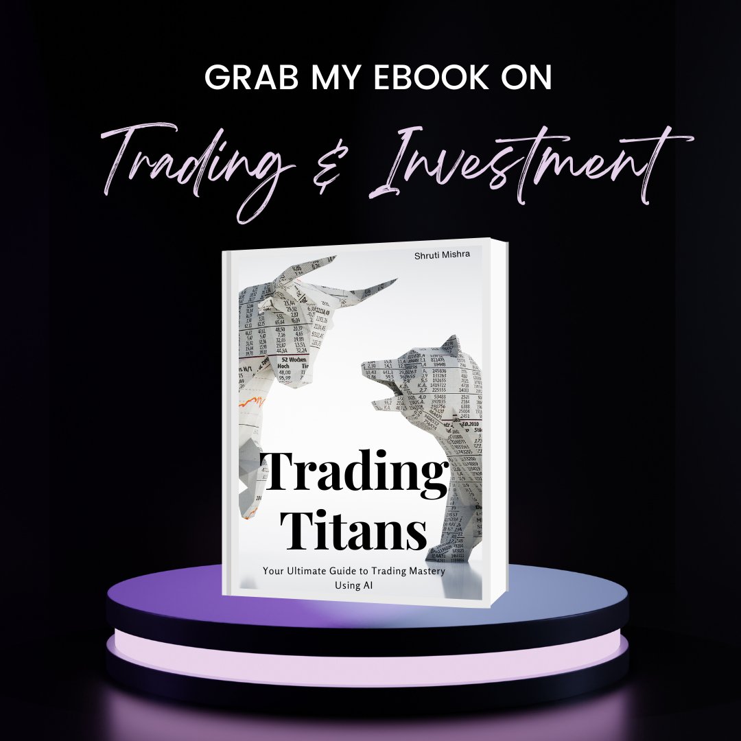 heyshrutimishra's tweet photo. AI is transforming how we Trade & Invest in markets!

But most people don't know how to leverage AI and make money in stock markets.

So, I've built a Powerful Ebook of:

- AI Tools
- 10+ Chapters
- 1000+ AI Prompts

And I'm giving it for FREE today.    

To get it:    

1. Like   
2. Repost   
3. Comment '👋 '   

I'll DM you the link for FREE.    

(Must be following so I can DM)