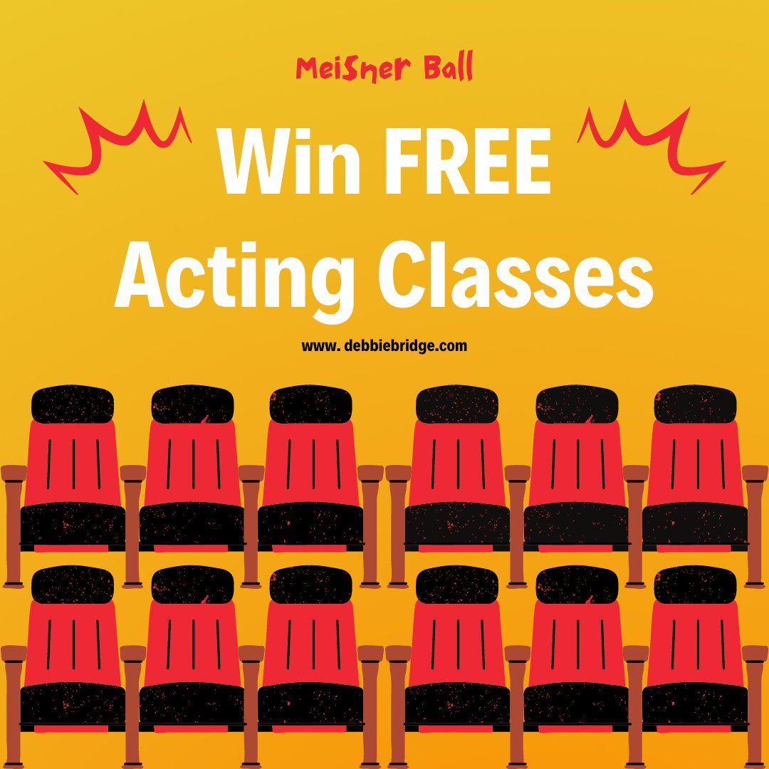Win FREE acting classes while you…

Grow in confidence w Meisner Ball audult classes, we're giving away 8 FREE acting classes, click here eventbrite.co.uk/e/694721539827… 

Classes start Sept 24th, Sun fr 10am-12pm @GreenwichPH Greenwich Picturehouse

#freeacting #londonactor