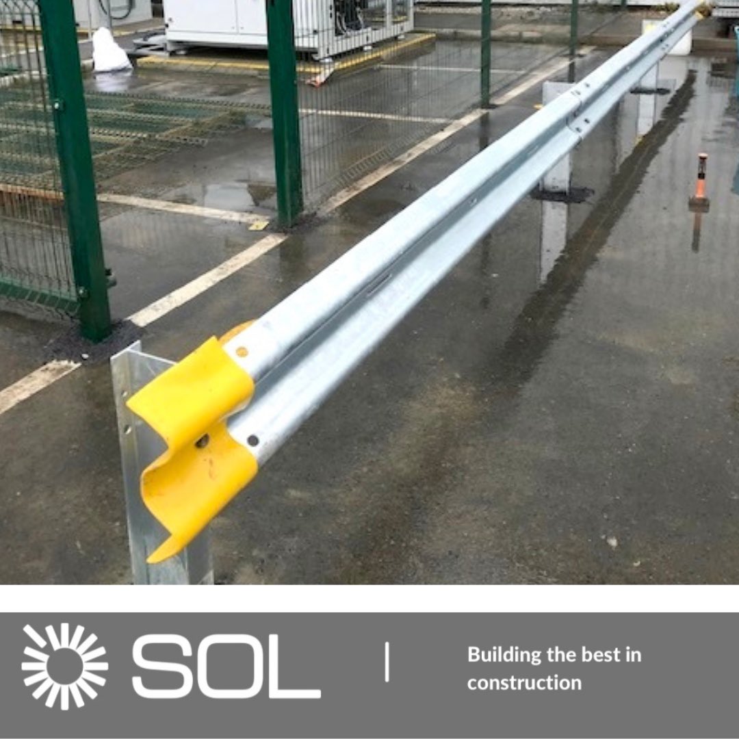 SolServices7's tweet photo. Nice job completed by our small works team. Work included the installation of new secure fencing and Armco barriers to protect their new chillers. 

#smallworks #fencing #armco #armcobarriers #construction #commercialconstruction #chiller #chillerunit #security #securefencing https://t.co/Wp4Id9AxGx
