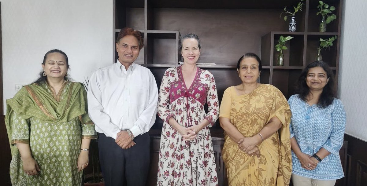 Great discussion with Mr Malik <a href="/RD_Haryana/">Rural Development Department Haryana</a> on expanding livelihood options for women, breaking barriers to women’s empowerment and the new partnership between WFP and <a href="/haryanasrlm/">Haryana State Rural Livelihoods Mission</a> - looking forward to visiting women self help groups in the aspirational district soon.