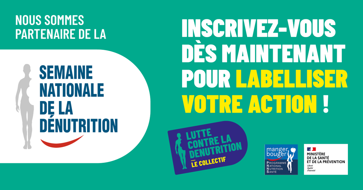 ARS_NAquit's tweet photo. 🖥 À l’approche de la 4e semaine nationale de la #dénutrition 2023, le Centre Ressources Nutrition organise un #webinaire pour aider les acteurs dans la préparation de la labellisation de leurs actions.
📅: le 20.09 de 13h30 à 14h30
🔗 : https://t.co/HGovUT7nLC 
@stopdenutrition https://t.co/uZblqfg0Ee